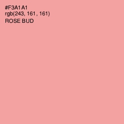 #F3A1A1 - Rose Bud Color Image